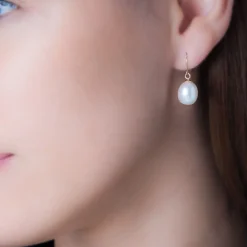 Marc Orian Pendantes|Parures De Mariage > Boucles D'oreilles Pendantes Baroque Or Jaune Perle De Culture