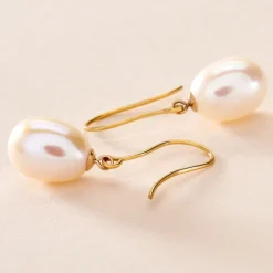 Marc Orian Pendantes|Parures De Mariage > Boucles D'oreilles Pendantes Baroque Or Jaune Perle De Culture