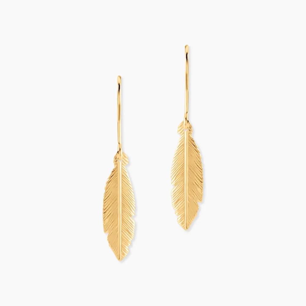Marc Orian Pendantes|Idées Cadeaux Femme > Boucles D'oreilles Pendantes Delphinium Or Jaune