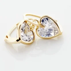 Marc Orian Pendantes|Bijoux Zirconium > Boucles D'oreilles Pendantes Gredel Or Jaune Oxyde