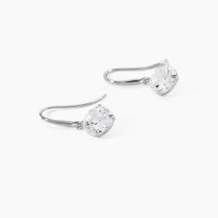 Marc Orian Pendantes|Idées Cadeaux Femme > Boucles D'oreilles Pendantes Or Blanc Aedhan Oxydes