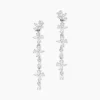 Marc Orian Pendantes|Bijoux Zirconium > Boucles D'Oreilles Pendantes Feeria Argent Blanc Oxyde De Zirconium