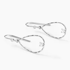 Marc Orian Pendantes|Boucles D'Oreilles Argent > Boucles D'oreilles Pendantes Inez Argent Blanc Oxyde De Zirconium