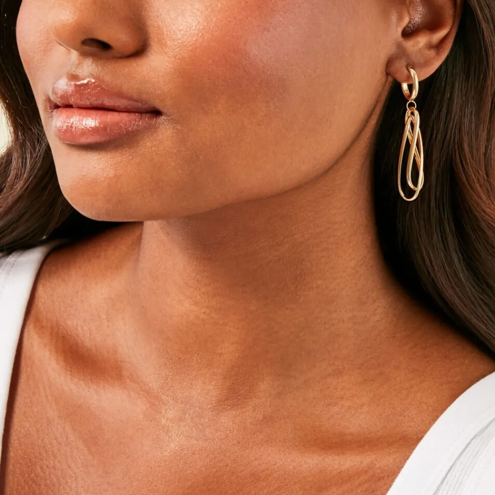 Marc Orian Pendantes|Boucles D'Oreilles Or > Boucles D'Oreilles Pendantes Boudicca Or Jaune