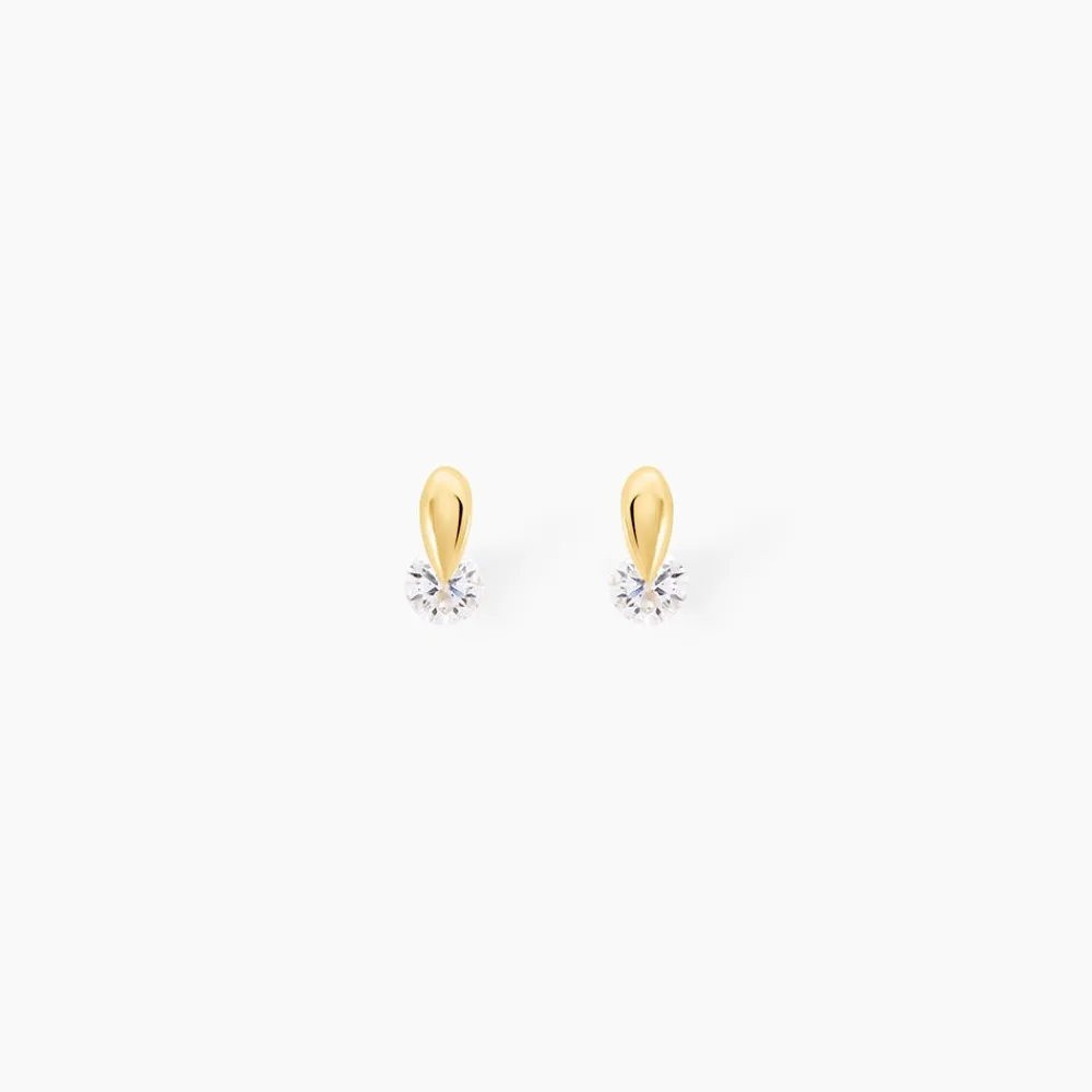 Marc Orian Pendantes|Idées Cadeaux Femme > Boucles D'oreilles Pendantes Clementa Or Jaune Oxyde De Zirconium