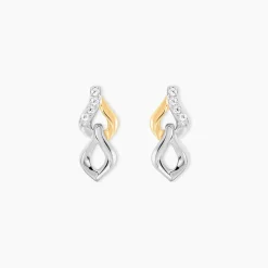 Marc Orian Pendantes|Bijoux Zirconium > Boucles D'Oreilles Pendantes Or Jaune Argent Blanc Oxyde De Zirconium