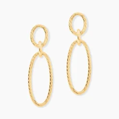 Marc Orian Pendantes|Boucles D'Oreilles Or > Boucles D'Oreilles Pendantes Franklyn Or Jaune