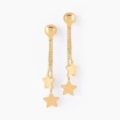 Marc Orian Pendantes|Boucles D'Oreilles Or > Boucles D'oreilles Pendantes Alphonsine Etoile Or Jaune