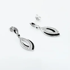Marc Orian Pendantes|Bijoux Zirconium > Boucles D'oreilles Pendantes Liv Argent Blanc Oxyde De Zirconium