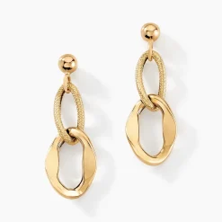 Marc Orian Pendantes|Boucles D'Oreilles Or > Boucles D'oreilles Pendantes Meallan Or Jaune