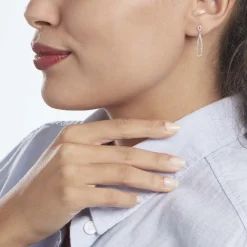 Marc Orian Pendantes|Bijoux Diamant > Boucles D'oreilles Pendantes Or Blanc Diamants