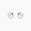Marc Orian Pendantes|Bijoux Zirconium > Boucles D'oreilles Pendantes Carole Argent Blanc Oxyde De Zirconium