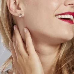 Marc Orian Pendantes|Bijoux Zirconium > Boucles D'oreilles Pendantes Carole Argent Blanc Oxyde De Zirconium