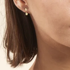 Marc Orian Pendantes|Idées Cadeaux Femme > Boucles D'oreilles Pendantes Alphonsine Etoile Or Jaune