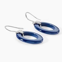 Marc Orian Pendantes|Bijoux Zirconium > Boucles D'oreilles Pendantes Peer Argent Blanc Oxyde De Zirconium