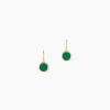 Marc Orian Pendantes|Boucles D'Oreilles Or > Boucles D'oreilles Pendantes Lucky Gems Or Jaune Malachite