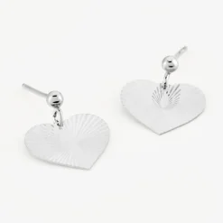 Marc Orian Pendantes|Boucles D'Oreilles Argent > Boucles D'oreilles Pendantes Argent Blanc