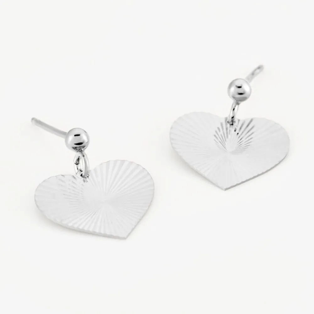 Marc Orian Pendantes|Boucles D'Oreilles Argent > Boucles D'oreilles Pendantes Argent Blanc