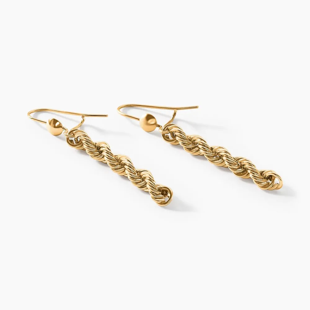 Marc Orian Pendantes|Boucles D'Oreilles Or > Boucles D'oreilles Pendantes Cordelia Or Jaune
