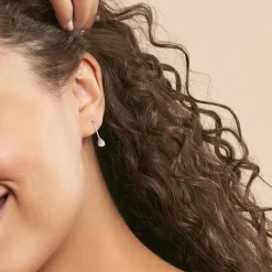 Marc Orian Pendantes|Cadeaux Mariage > Boucles D'oreilles Pendantes Goutte Or Blanc Topaze