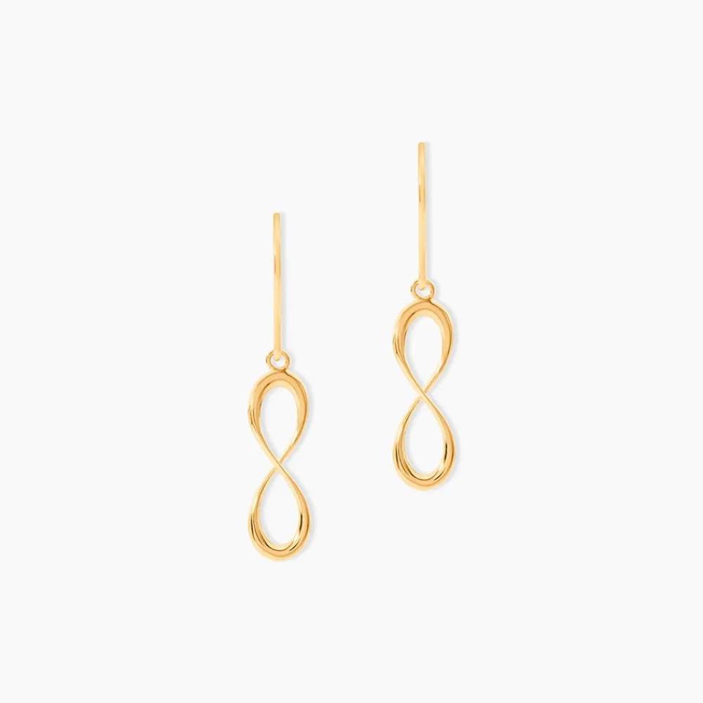 Marc Orian Pendantes|Boucles D'Oreilles Or > Boucles D'oreilles Pendantes Spya Infini Or Jaune