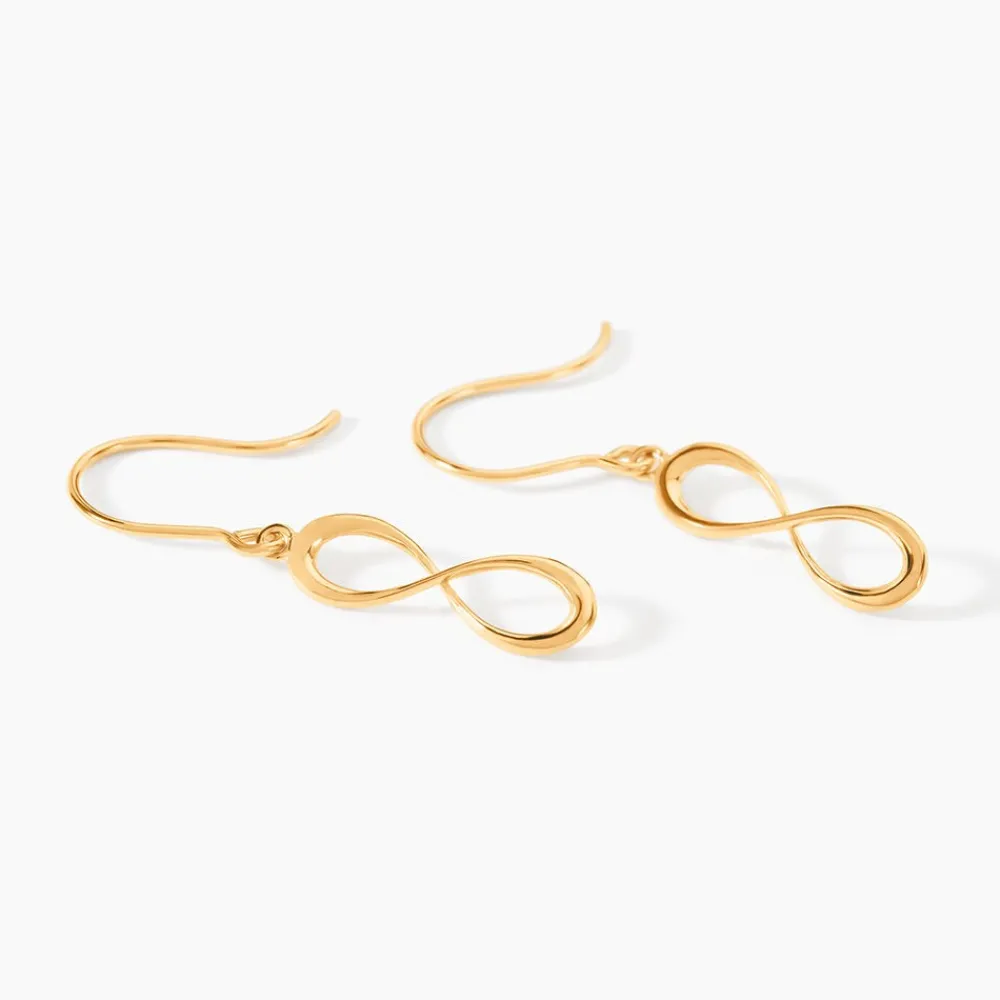 Marc Orian Pendantes|Boucles D'Oreilles Or > Boucles D'oreilles Pendantes Spya Infini Or Jaune