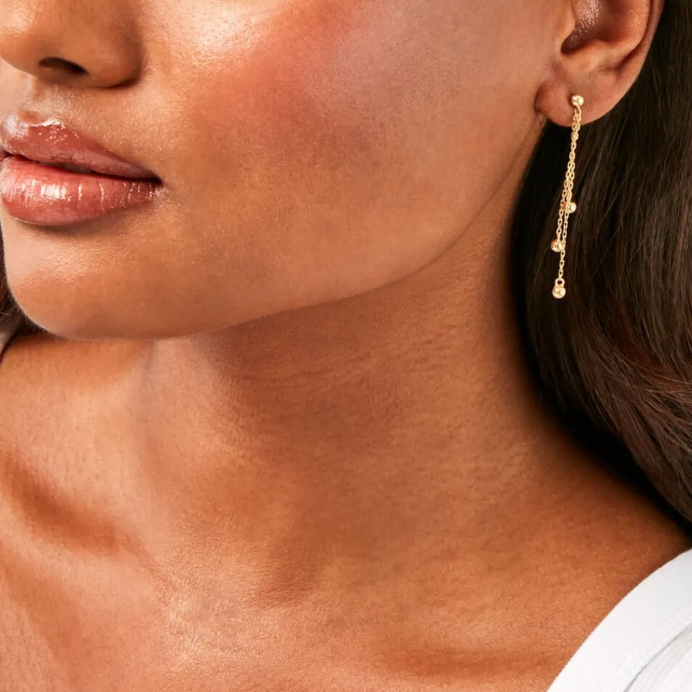 Marc Orian Pendantes|Boucles D'Oreilles Or > Boucles D'Oreilles Pendantes Brooks Or Jaune
