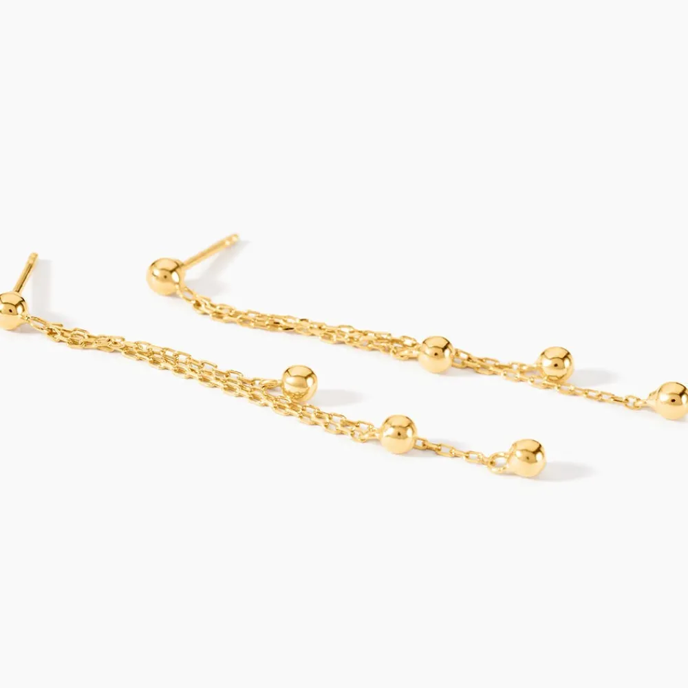 Marc Orian Pendantes|Boucles D'Oreilles Or > Boucles D'Oreilles Pendantes Brooks Or Jaune