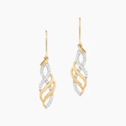 Marc Orian Pendantes|Bijoux Zirconium > Boucles D'Oreilles Pendantes Sumati Or Jaune Oxyde De Zirconium