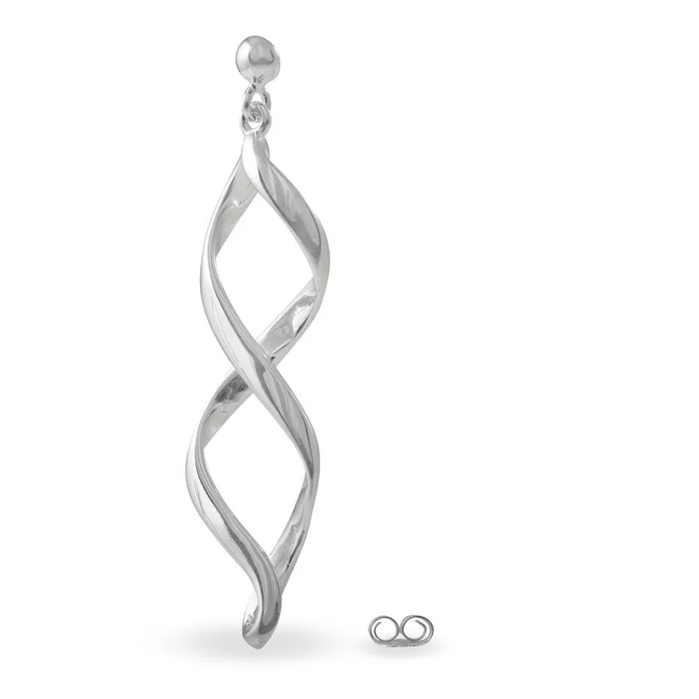Marc Orian Pendantes|Boucles D'Oreilles Argent > Boucles D'oreilles Pendantes Jolanda Argent Blanc