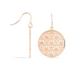 Marc Orian Pendantes|Boucles D'Oreilles Fleur > Boucles D'oreilles Pendantes Lace Acier Rose