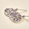 Marc Orian Pendantes|Bijoux Zirconium > Boucles D'oreilles Pendantes Venka Argent Blanc Oxyde De Zirconium