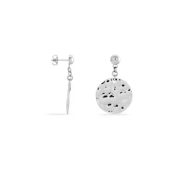 Marc Orian Pendantes|Boucles D'Oreilles Acier Inoxydable > Boucles D'oreilles Pendantes Ines Acier Blanc