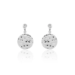 Marc Orian Pendantes|Boucles D'Oreilles Acier Inoxydable > Boucles D'oreilles Pendantes Ines Acier Blanc