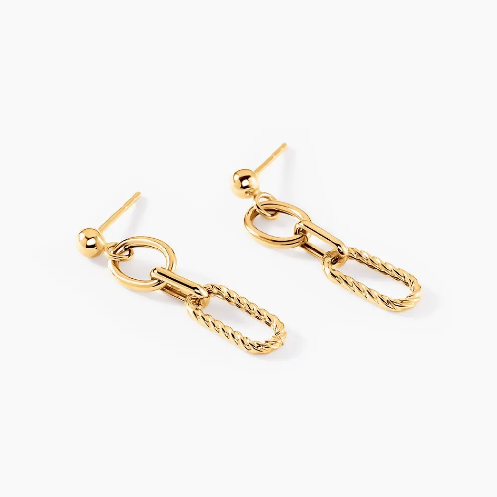 Marc Orian Pendantes|Boucles D'Oreilles Or > Boucles D'oreilles Pendantes Maiya Or Jaune