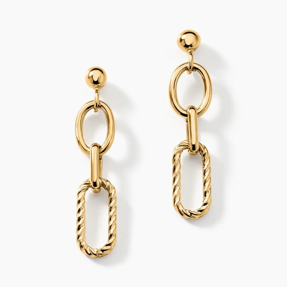 Marc Orian Pendantes|Boucles D'Oreilles Or > Boucles D'oreilles Pendantes Maiya Or Jaune