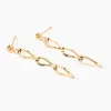 Boucles D'oreilles Pendantes Lianetta Or Jaune