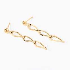 Boucles D'oreilles Pendantes Lianetta Or Jaune