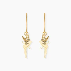 Boucles D'oreilles Pendantes Fee Or Jaune
