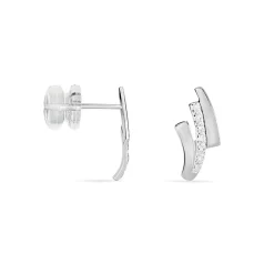 Marc Orian Cadeaux Mariage|Bijoux Diamant > Boucles D'oreilles Puces Ainhoa Or Blanc Diamant