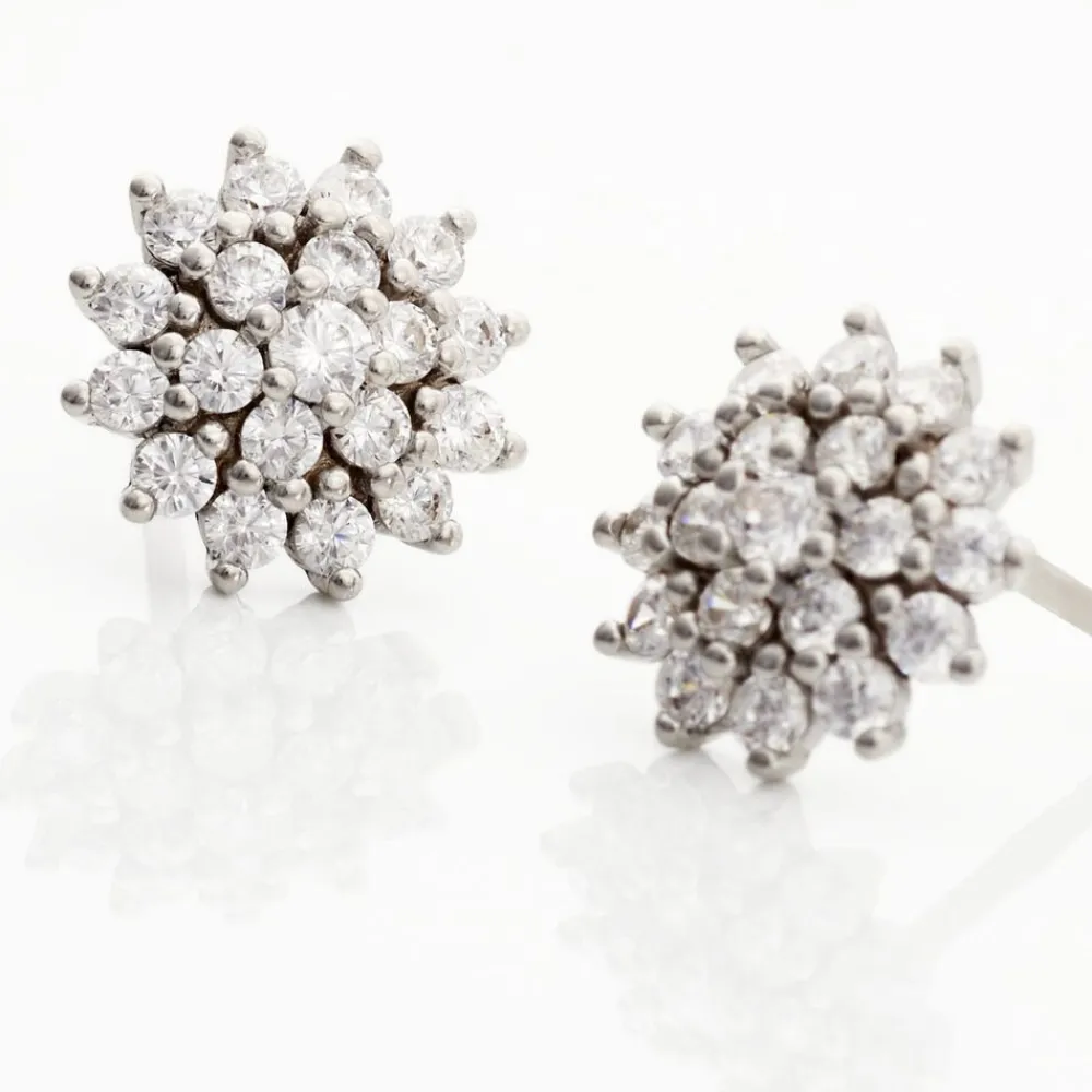 Marc Orian Boucles D'Oreilles Or|Boucles D'Oreilles Femme > Boucles D'oreilles Puces Allie Croix Or Jaune Oxyde De Zirconium