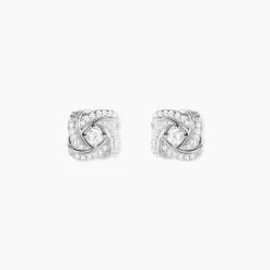 Marc Orian Pendantes|Bijoux Zirconium > Boucles D'oreilles Puces Anasthase Argent Blanc Oxyde De Zirconium