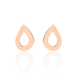 Boucles D'oreilles Puces Anh Argent Rose