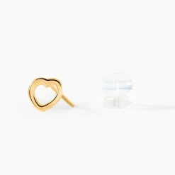 Marc Orian Boucles D'Oreilles Cœur|Boucles D'Oreilles Femme > Boucles D'oreilles Puces Anne-maudae Coeurs Or Jaune