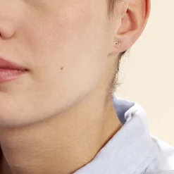 Marc Orian Boucles D'Oreilles Cœur|Boucles D'Oreilles Femme > Boucles D'oreilles Puces Anne-maudae Coeurs Or Jaune