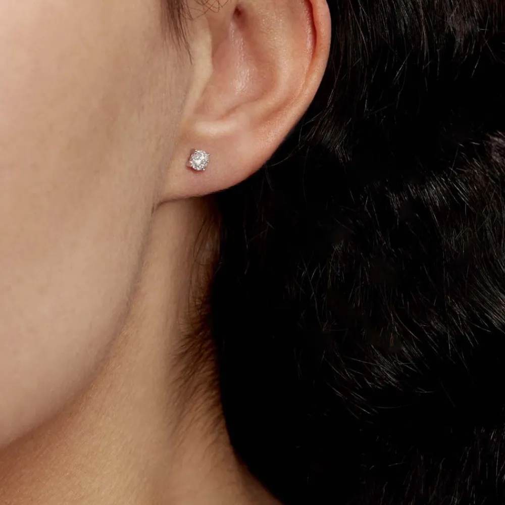 Marc Orian Anniversaire De Mariage|Bijoux Diamant > Boucles D'oreilles Puces Artemis Or Blanc Diamant