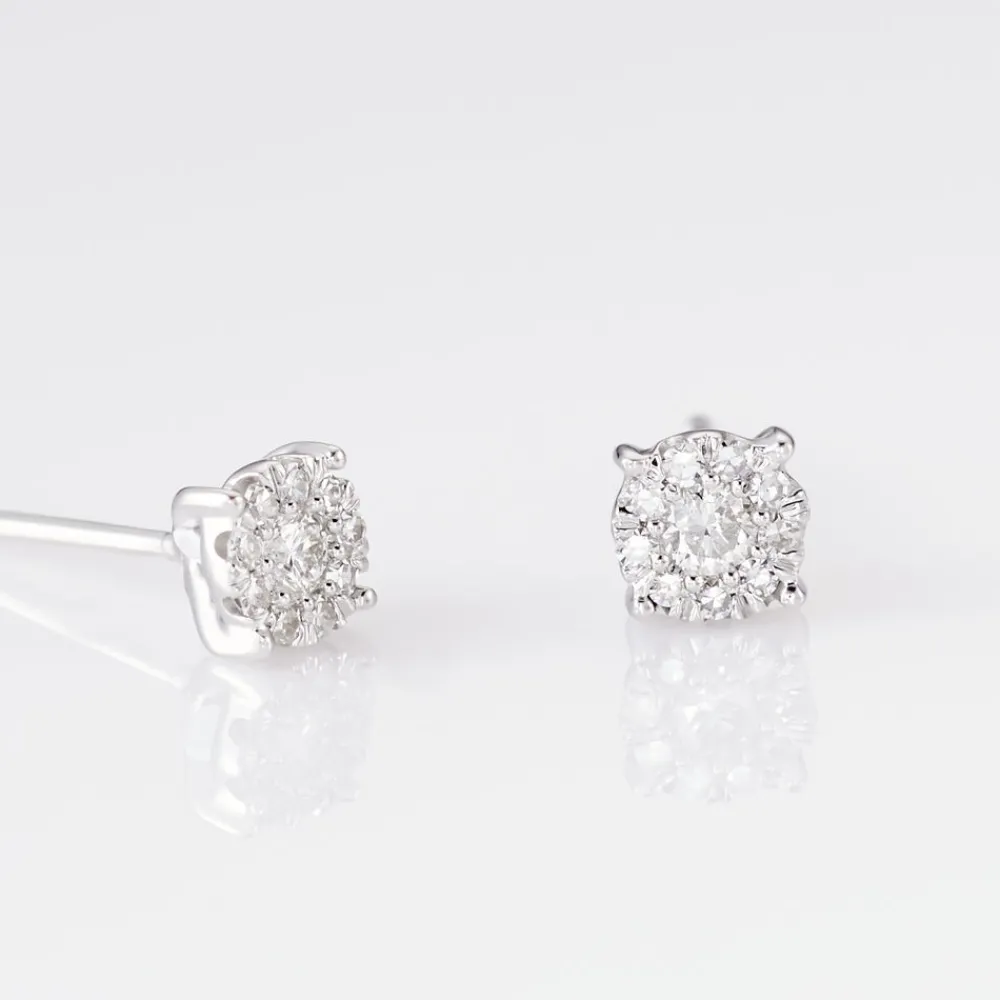 Marc Orian Anniversaire De Mariage|Bijoux Diamant > Boucles D'oreilles Puces Artemis Or Blanc Diamant