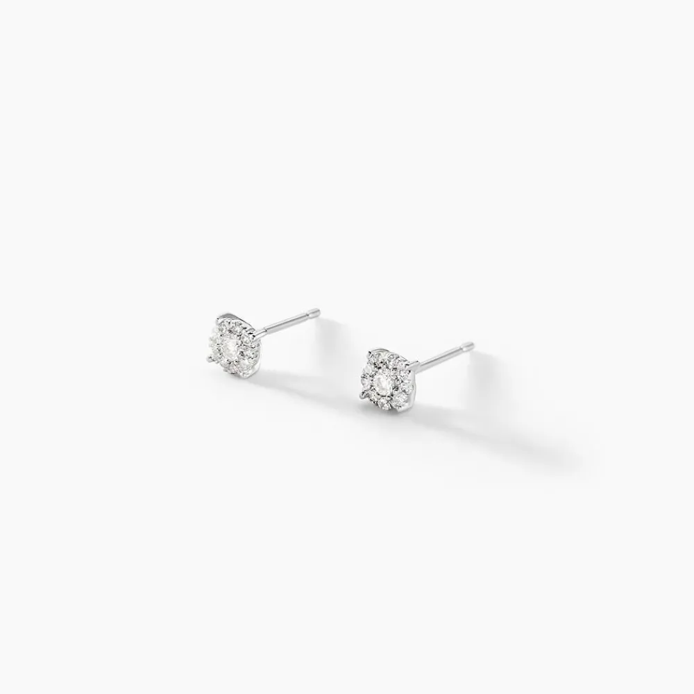 Marc Orian Anniversaire De Mariage|Bijoux Diamant > Boucles D'oreilles Puces Artemis Or Blanc Diamant