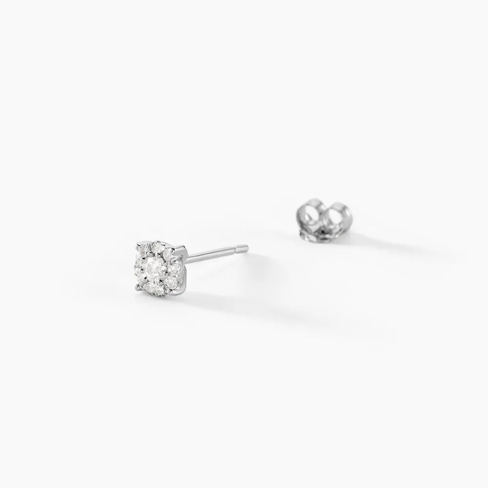 Marc Orian Anniversaire De Mariage|Bijoux Diamant > Boucles D'oreilles Puces Artemis Or Blanc Diamant