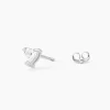 Marc Orian Bijoux Zirconium|Boucles D'Oreilles Argent > Boucles D'oreilles Puces Breana Argent Blanc Oxyde De Zirconium